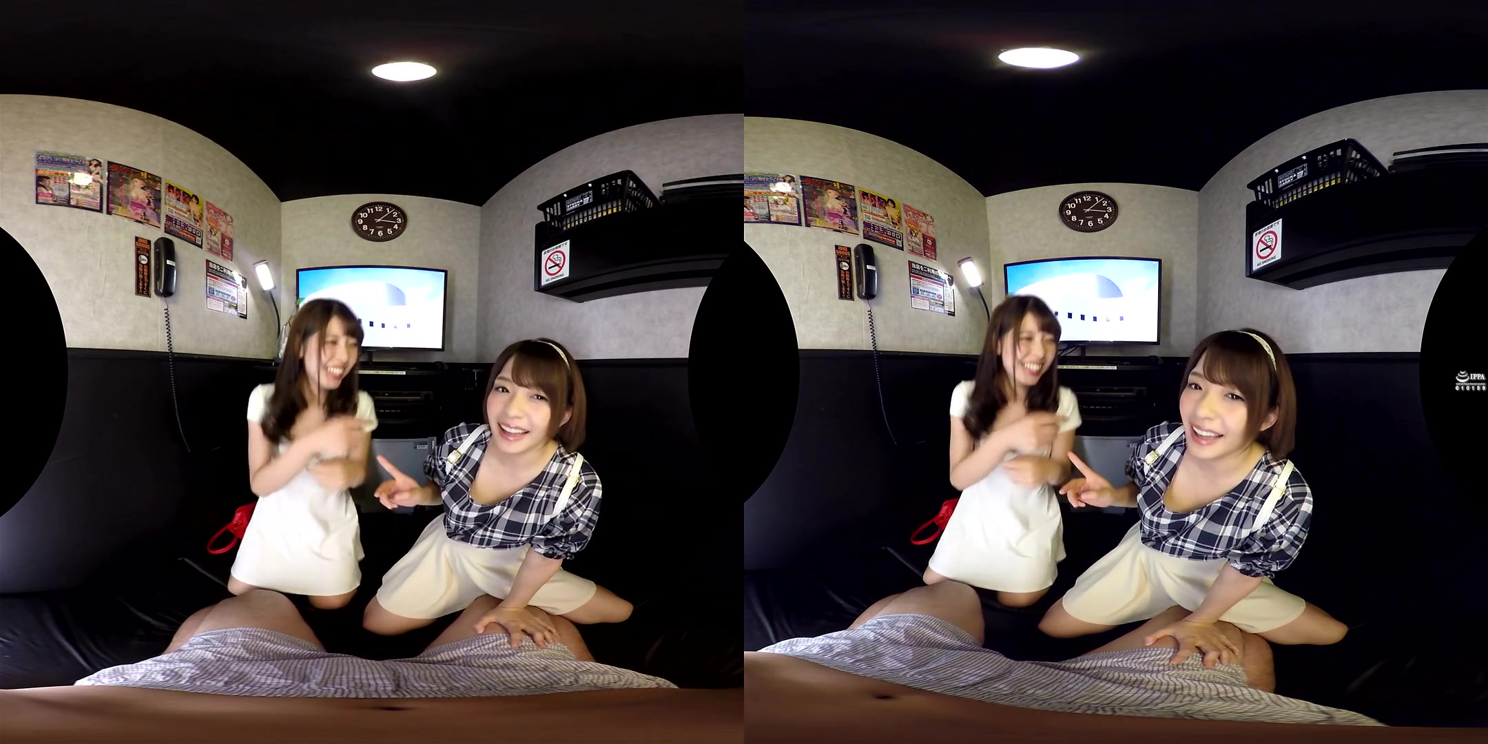 Rena Aoi & Rika Mari in Rena Aoi & Rika Mari Secret Sex in a Karaoke Box - CasanovA