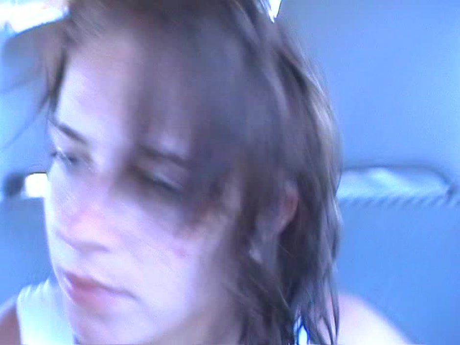 Leony April in homemade video showing a chick masturbating