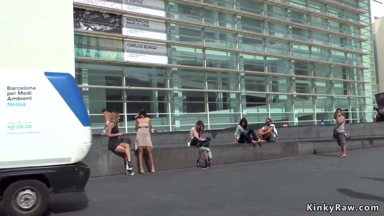 Slave Walked In Public As Ashtray