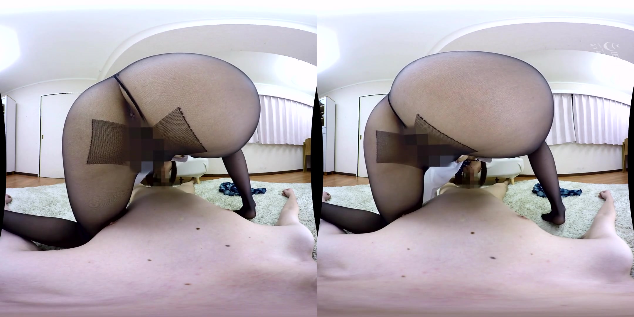 My Stepsister-in-Law in Black Pantyhose Looking Down on Me 2; Hot Babe in a Uniform Dominates You