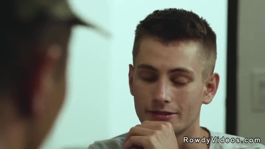 Young Recruit Suck And Fucks Two Cocks