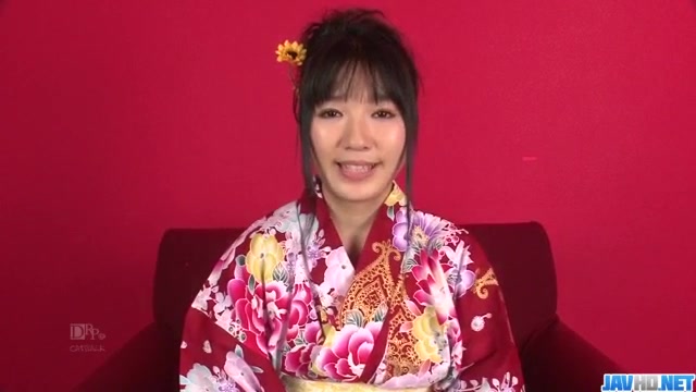 Chiharu craves for jizz to cover her entire pussy and ass