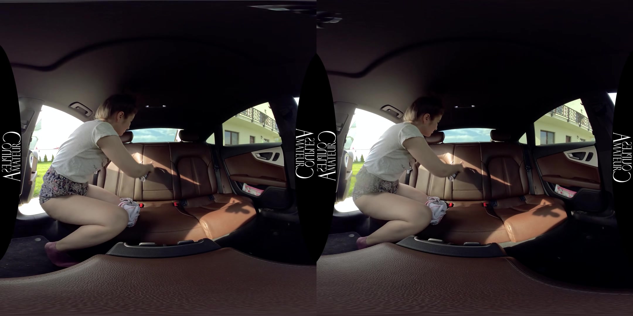 Backseat Quick Fuck - AmateurCouplesVR