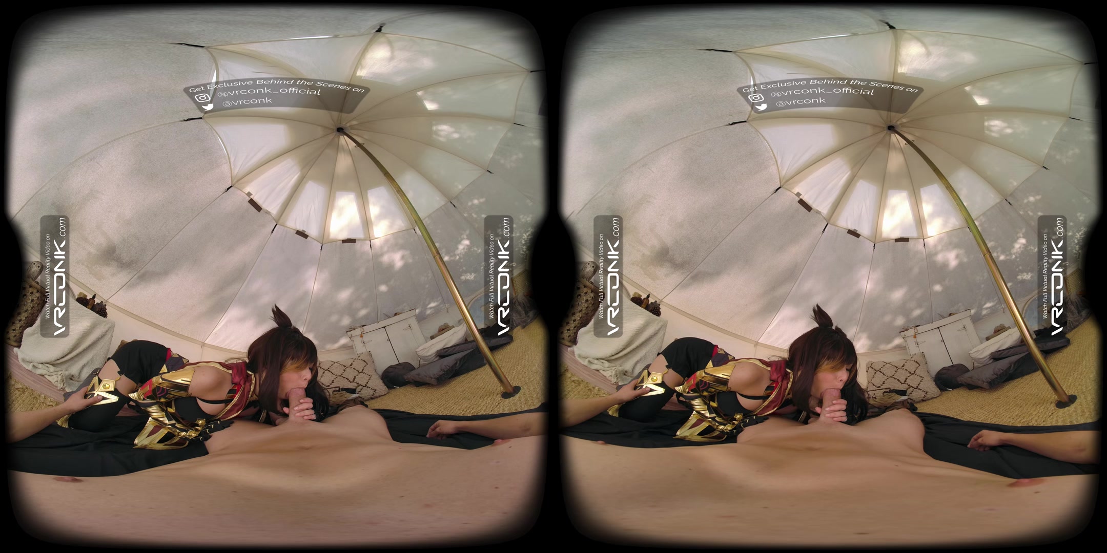 VR Conk Genshin Impact Dehya A sexy Asian teen 18+ Cosplay Parody With Scarlett Alexis In VR Porn