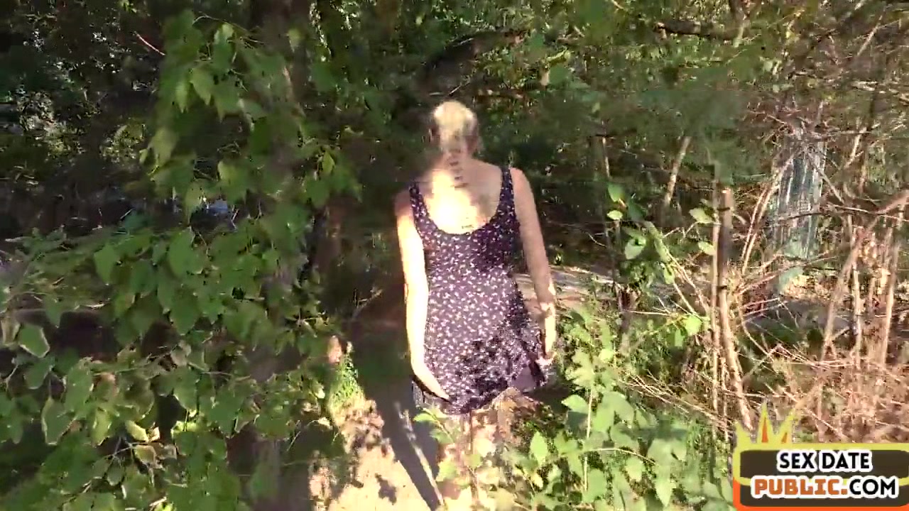 German sex date amateur babe public POV fucked outdoor