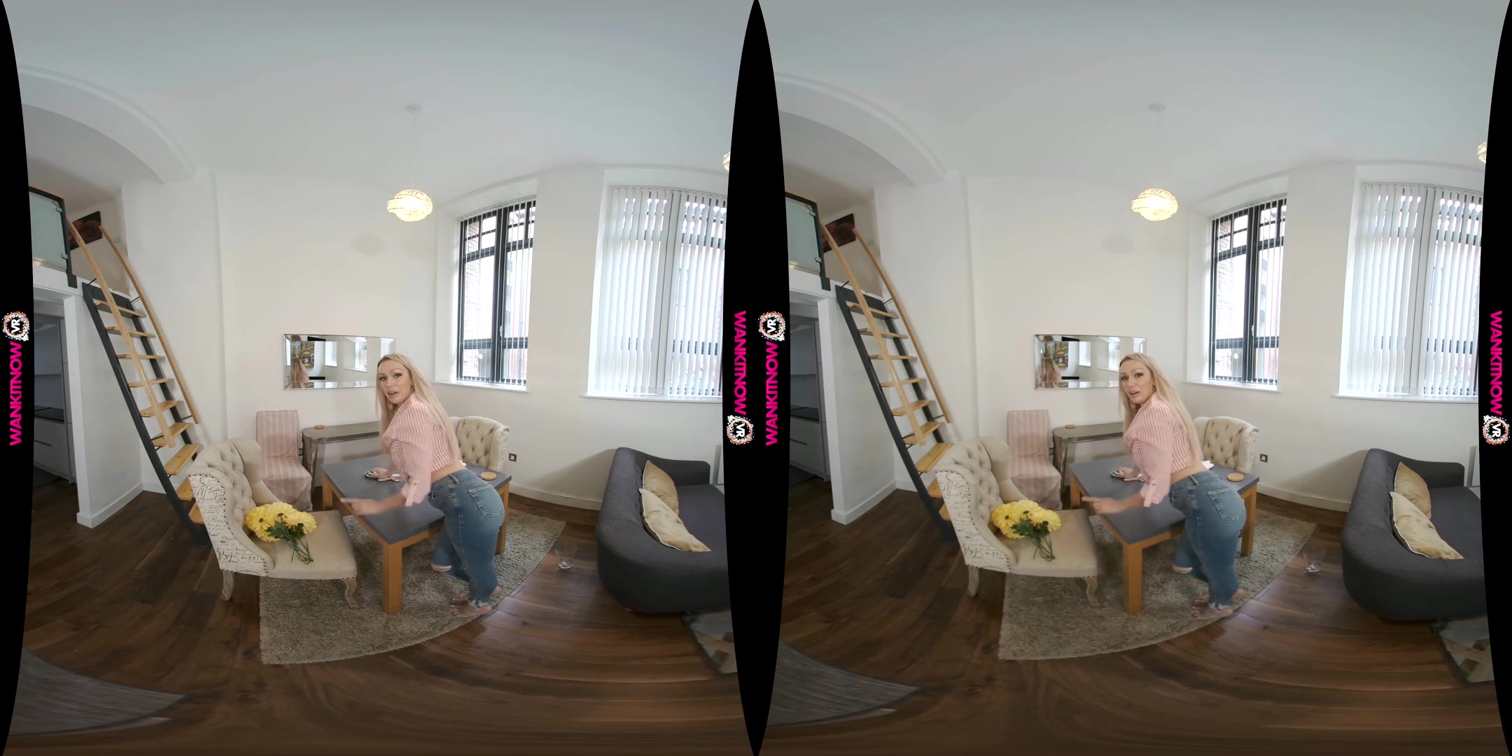 Wank Before Your Wife Gets Home - Big Tits Blonde Solo