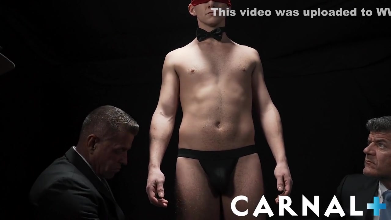 Suited Gay Face Fucks Moaning Twink Sub