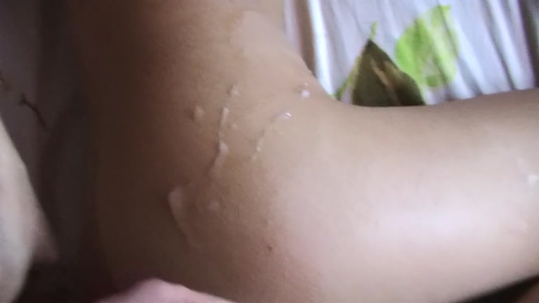 Adult couples porn with feet job and spunk fountain on cutie.s body