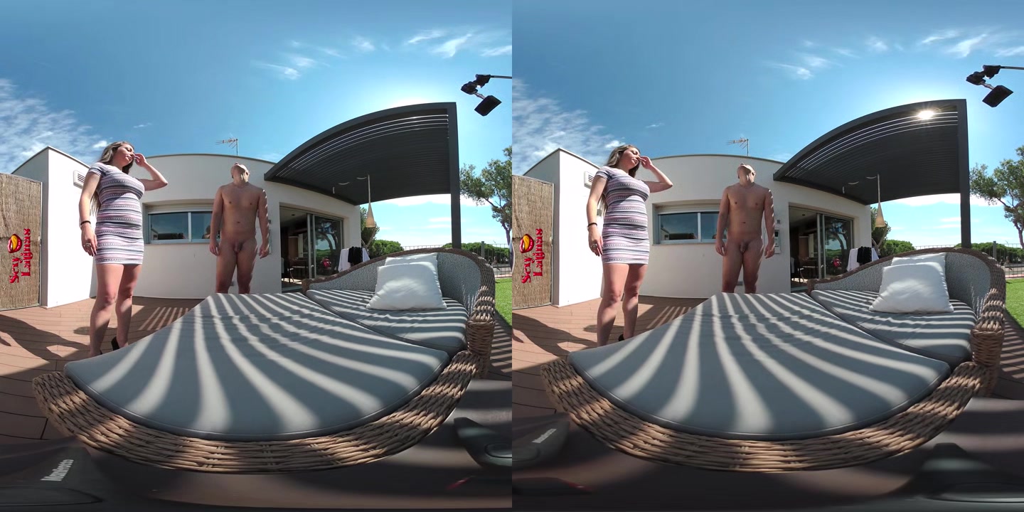 Busty Latina GF Railed On The The Terrace Photoshoot BTS - perVRt