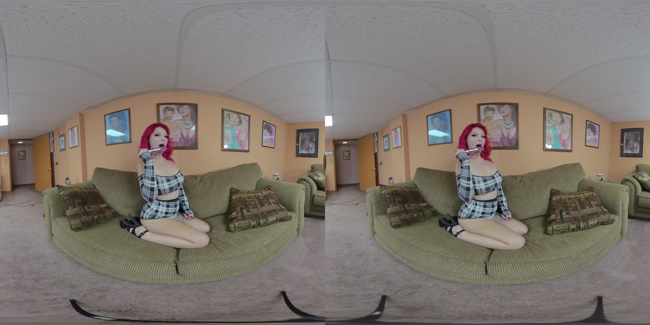 Pink Haired Coed Taylor Nicole Gets Off With Her Rabbit Vibrator - ChickPassVR