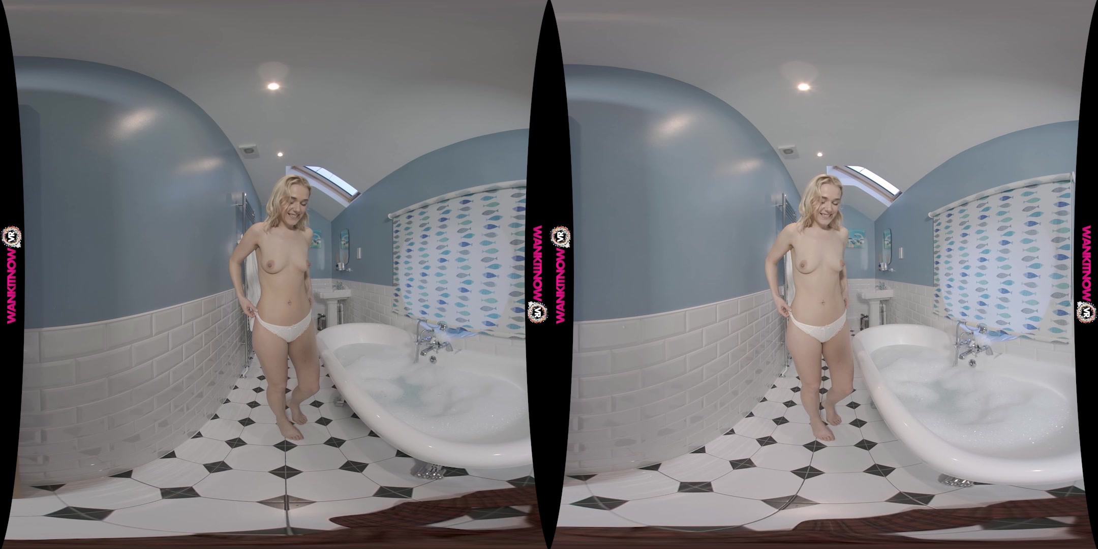 Using The Shower Head featuring Amy W - WankitNowVR
