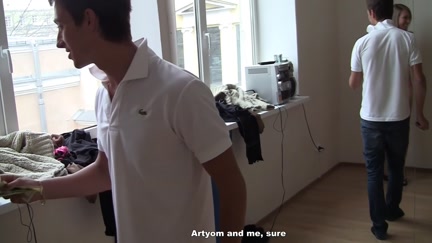 2 golden-haired engulfing rod on the dance lesson