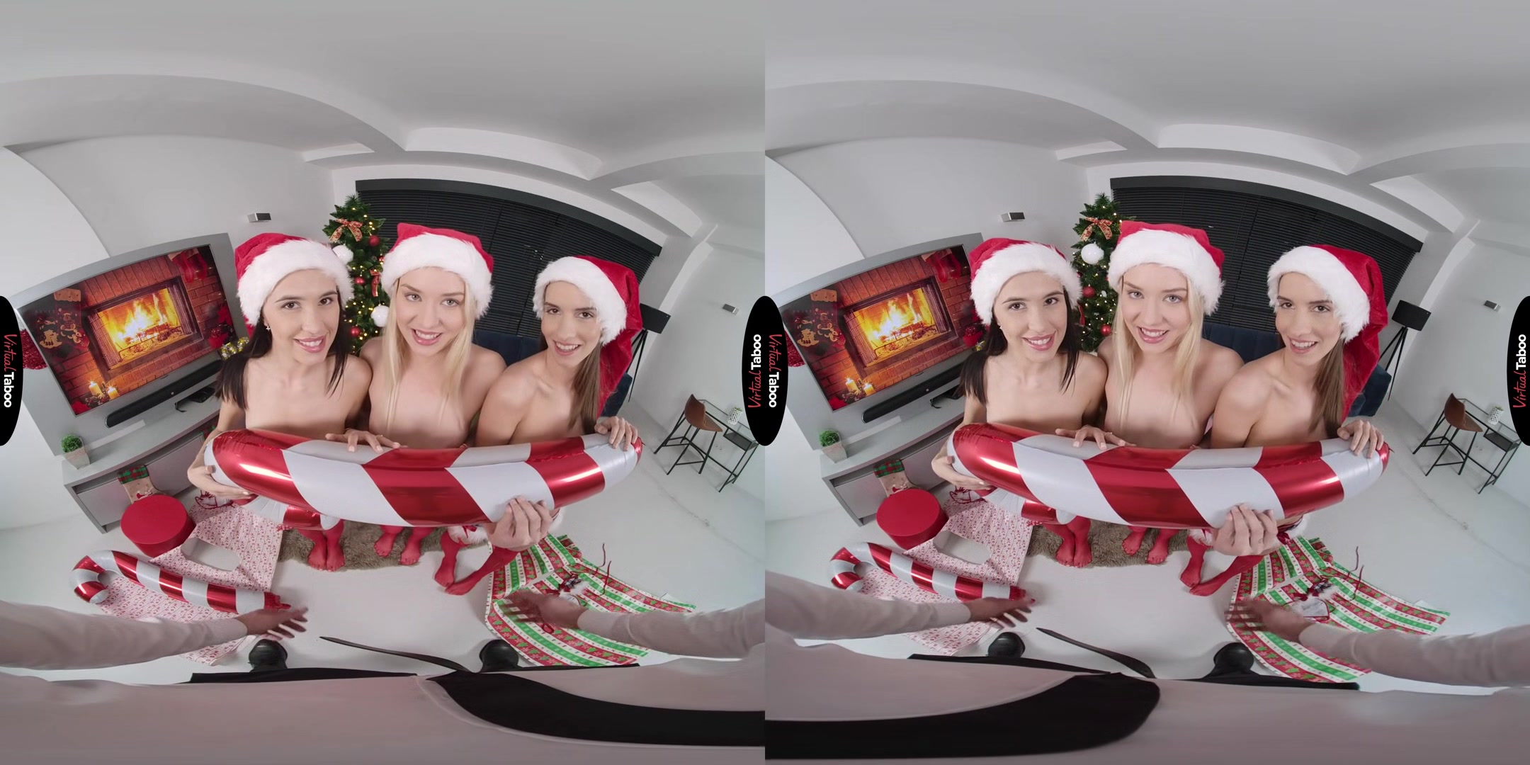 Alyssa Bounty, Barbie Brill VR Porn: Unboxing Xmas Gifts - VirtualTaboo