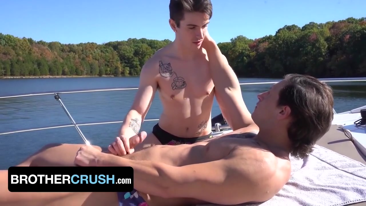 Hunk Step Brother Bangs His Step Brothers Best Friend With Caleb Morphy And Dalton Riley