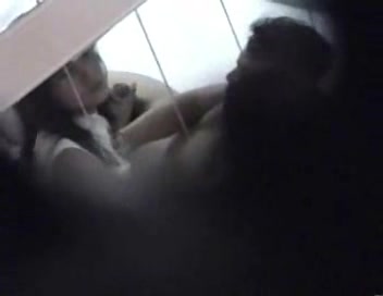 caught Asian hot couple having sex