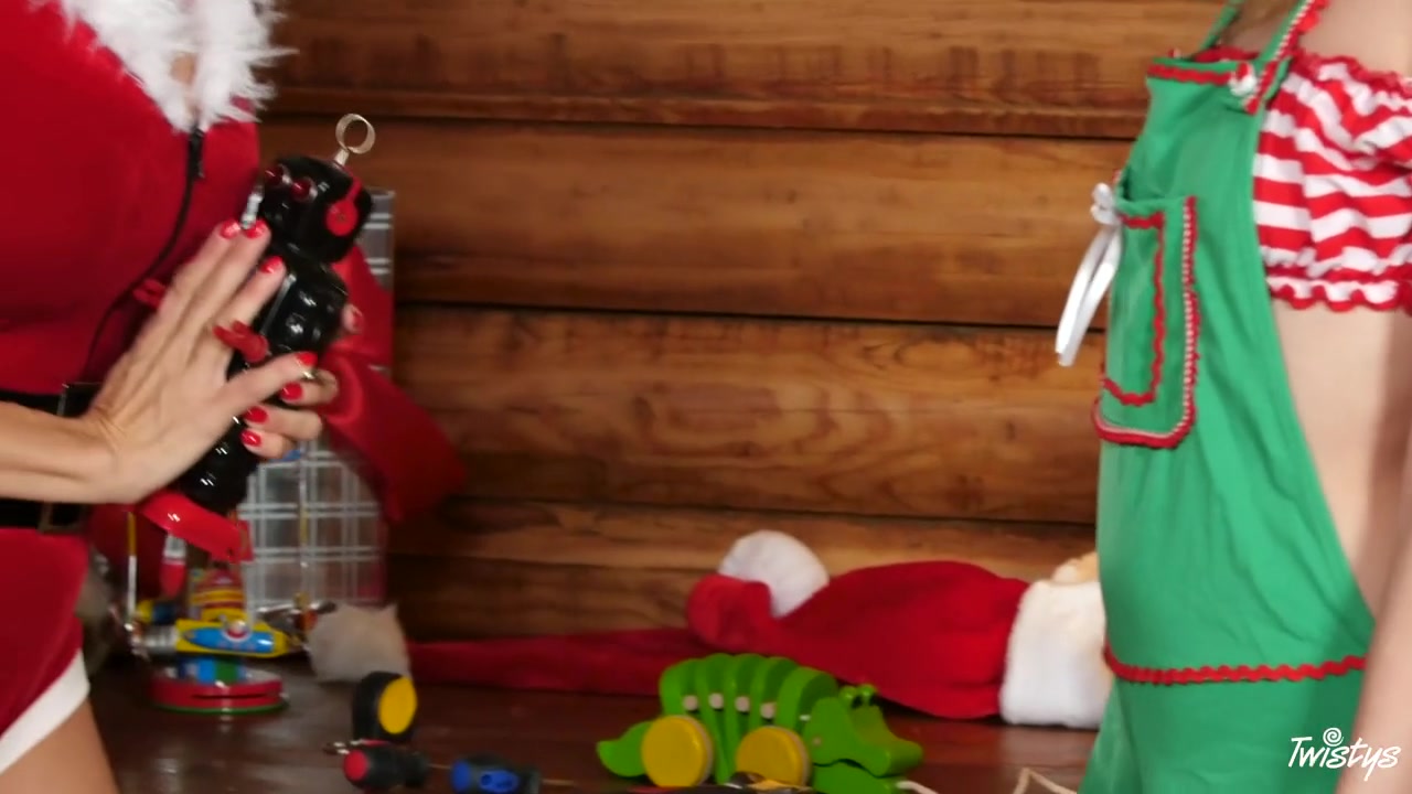 Alexis Fawx & Angel Smalls in Mrs.Claus's Little Helper