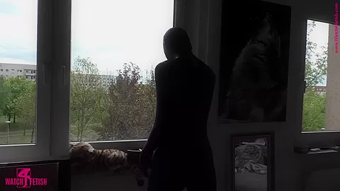 Dildo Fun In Zentai - Watch4Fetish