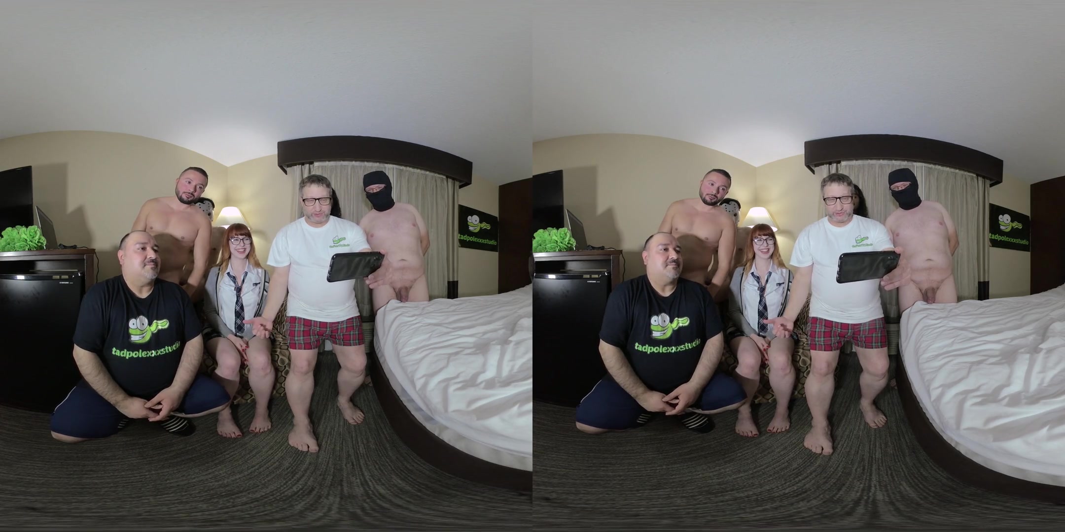 Hannah Grace Creampie GANGBANG 1 of 4; Horny Amateur teen 18+ Fucking a Group of Older Men 3D Porn