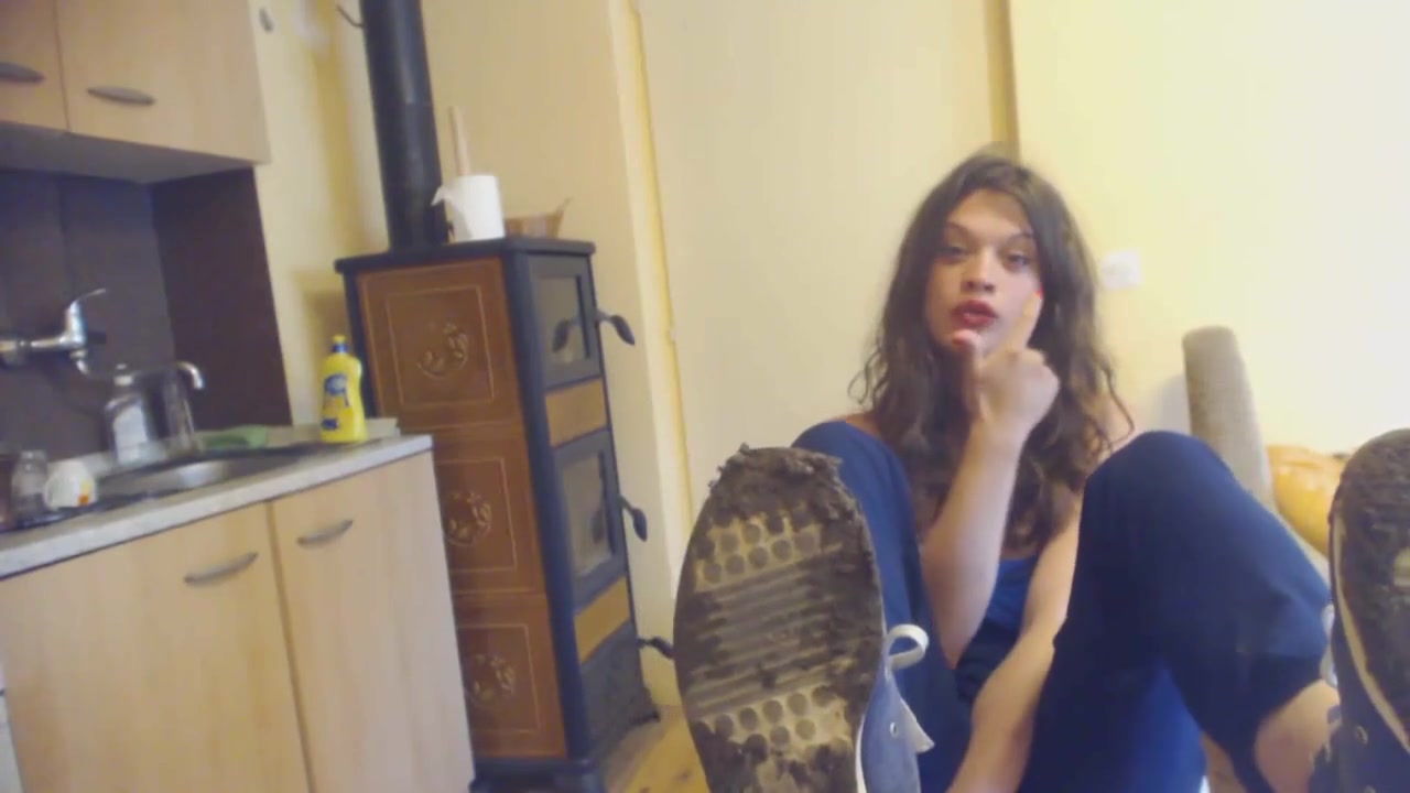 teen 18+ goddess wants you to clean her dirty sneakers by Foot Girls