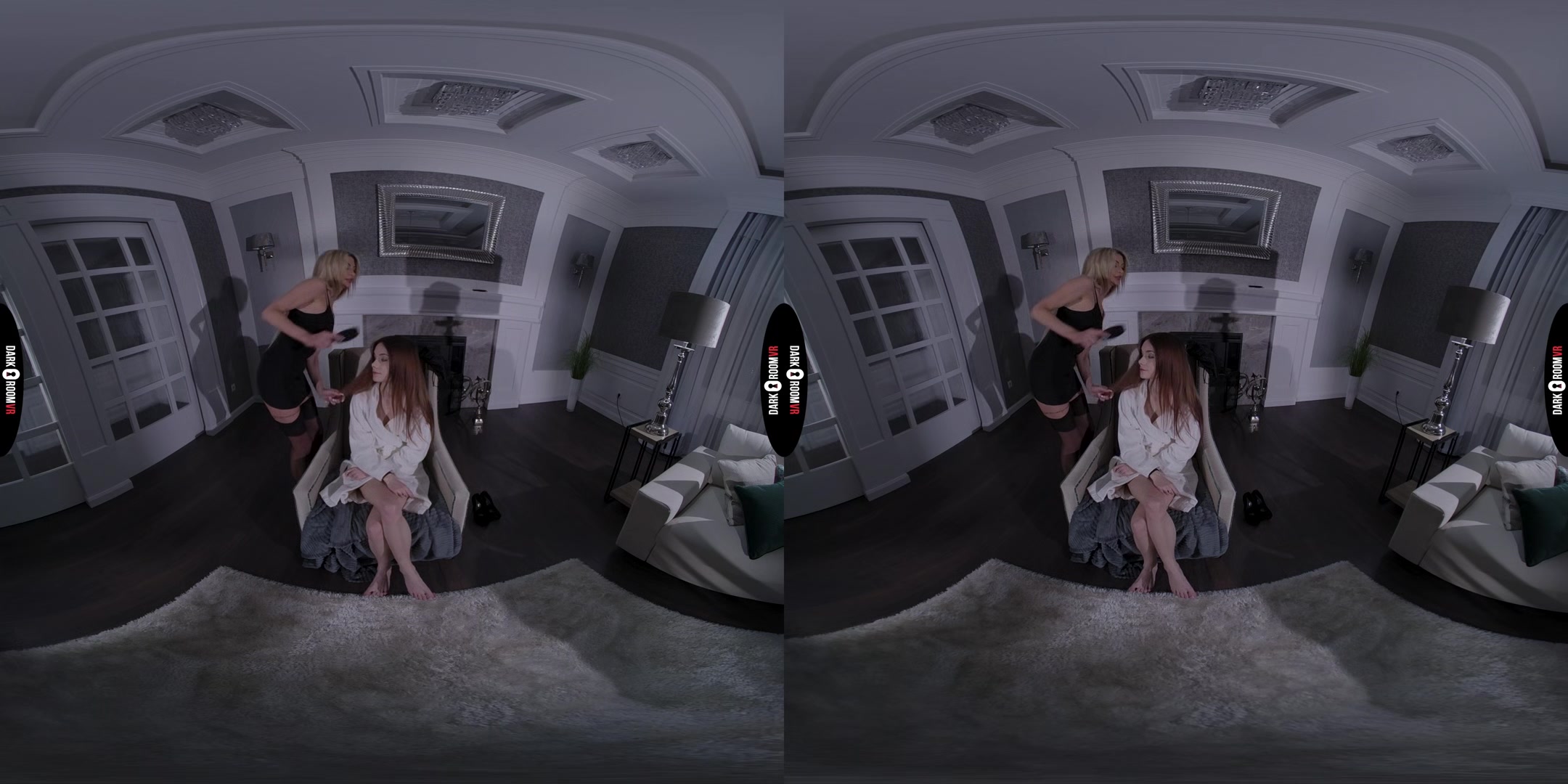 Liz Ocean & Avrora Lacosta VR Porn: Meet Your New Toy - DarkRoomVR
