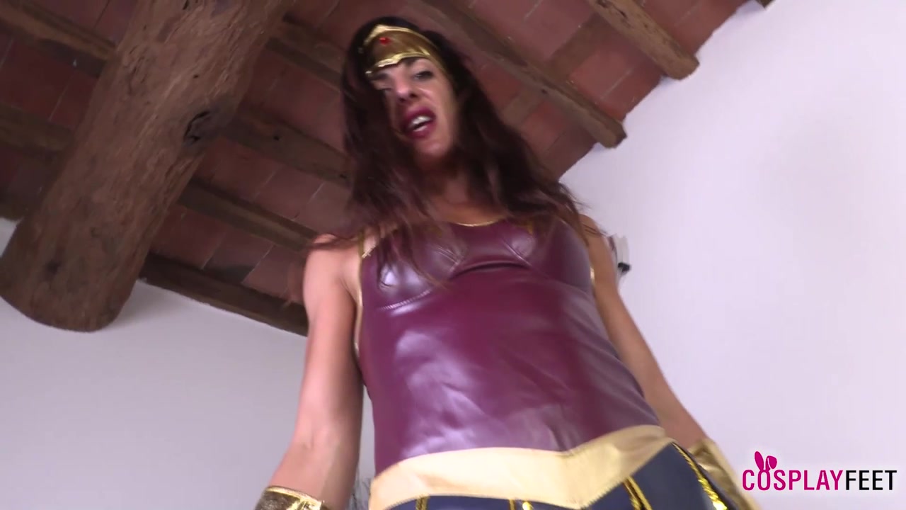 Unbelievably hot Bianca Blance in a Wonder Woman costume