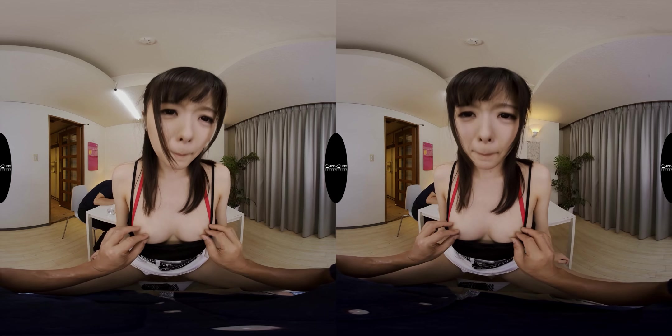 Kisaki Narisawa - Being Trained by Her Cruel Boyfriend in the Midst of Three People - V1VR