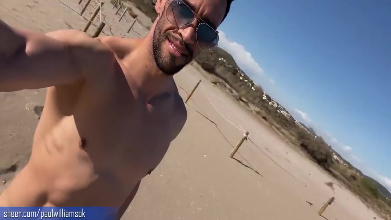 Gym Trainer Gets Naked On A Public Beach In Spain 6 Min