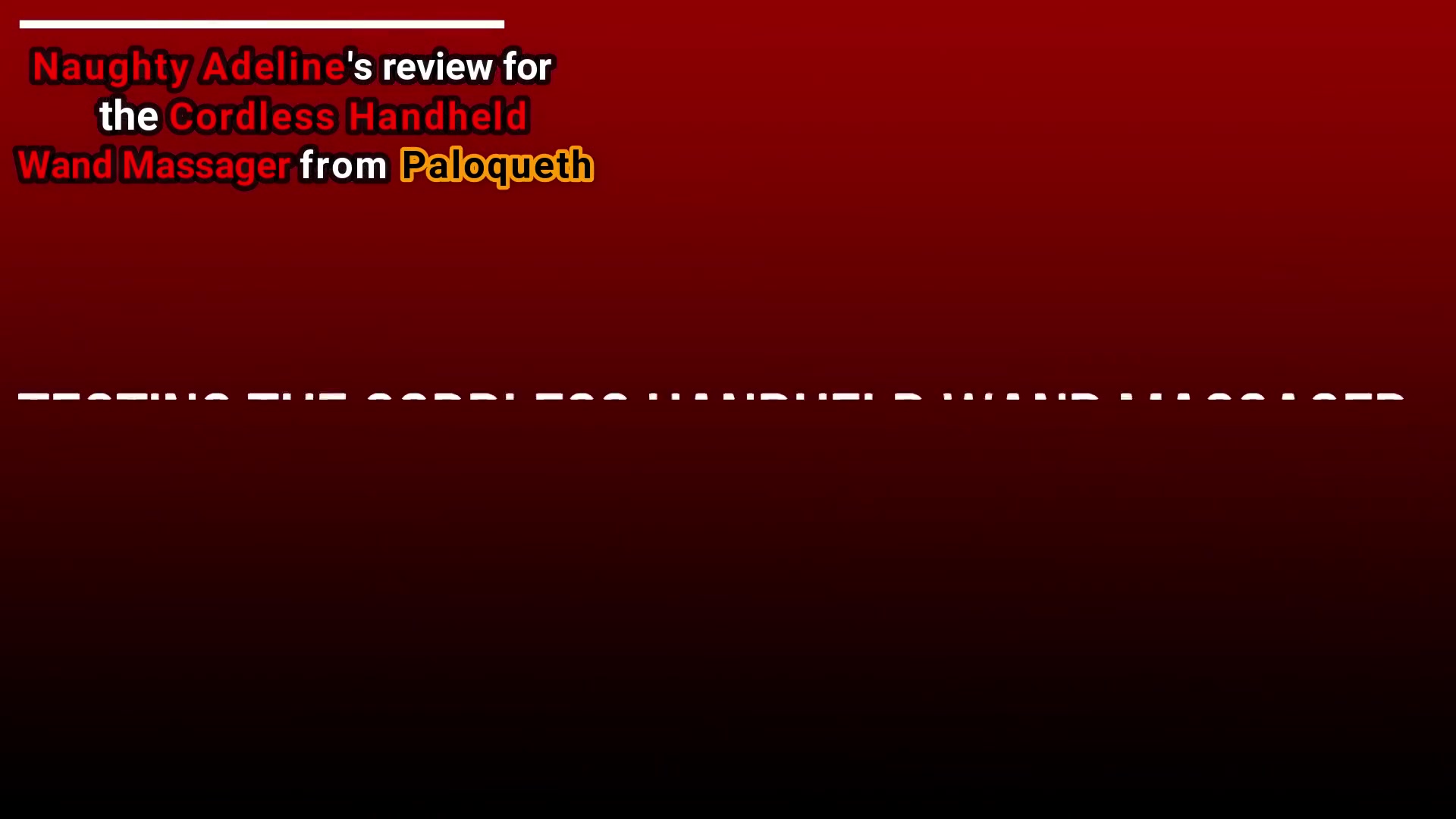 Review Cordless Handheld Wand Massager From Paloqueth Nsfw - Sex Movies Featuring Naughty Adeline