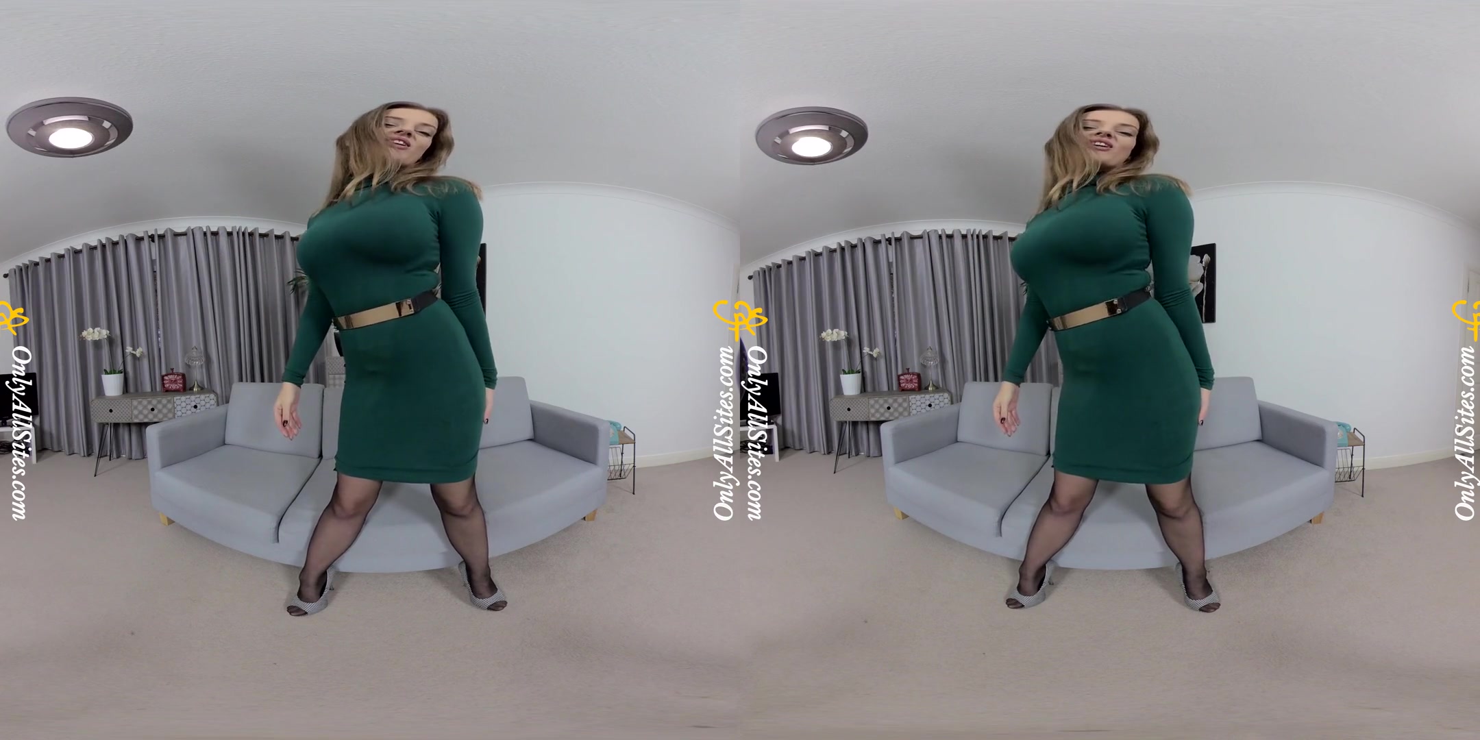 Lottii Rose - Busty Solo Model Lingerie Striptease