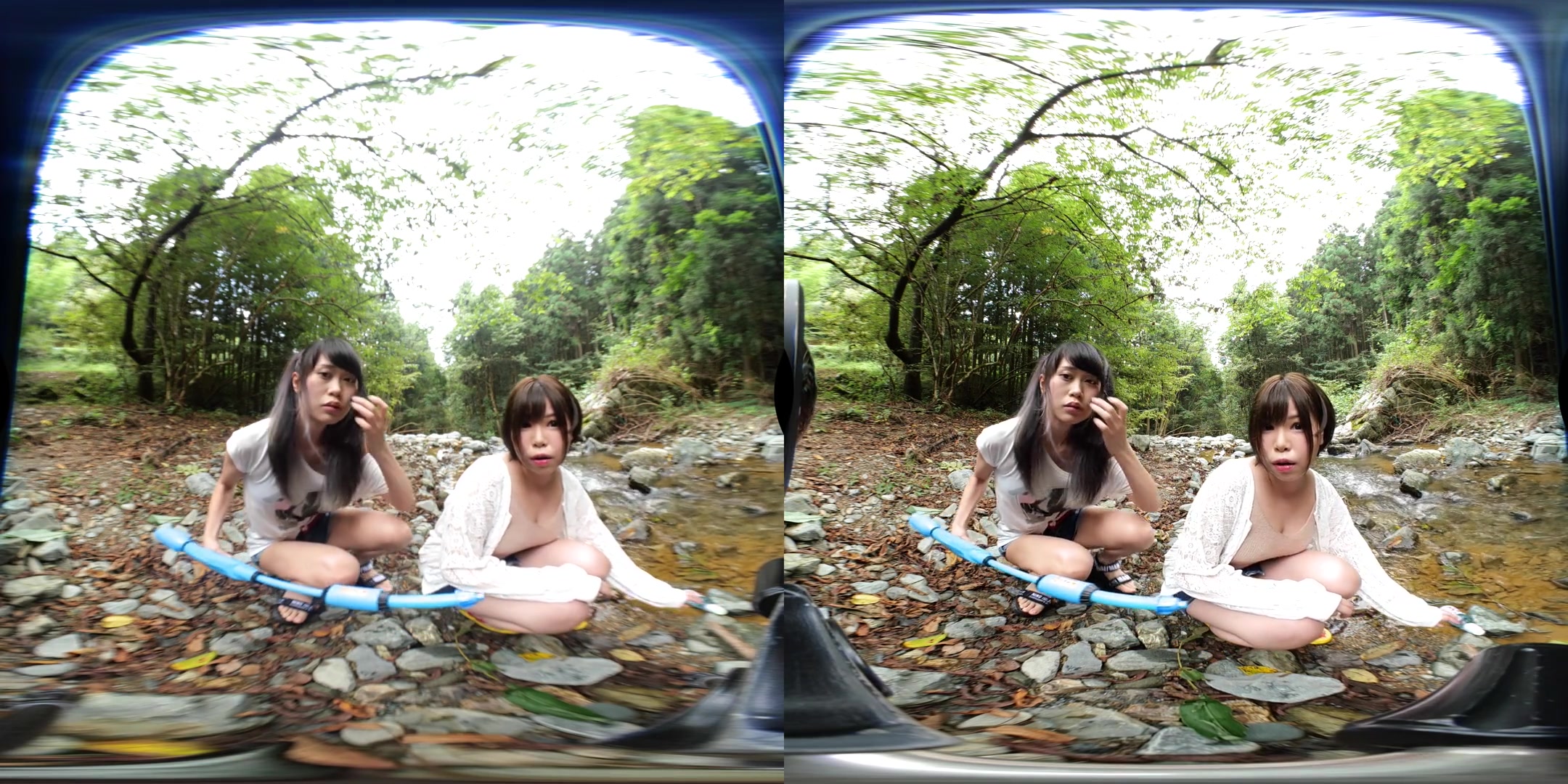 Virtual Dive: A Brighter Summer; Two Hot JAV Idols Softcore Non-Nude Virtual Date in Japanese