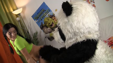 party with a teddy bear over sexy sex