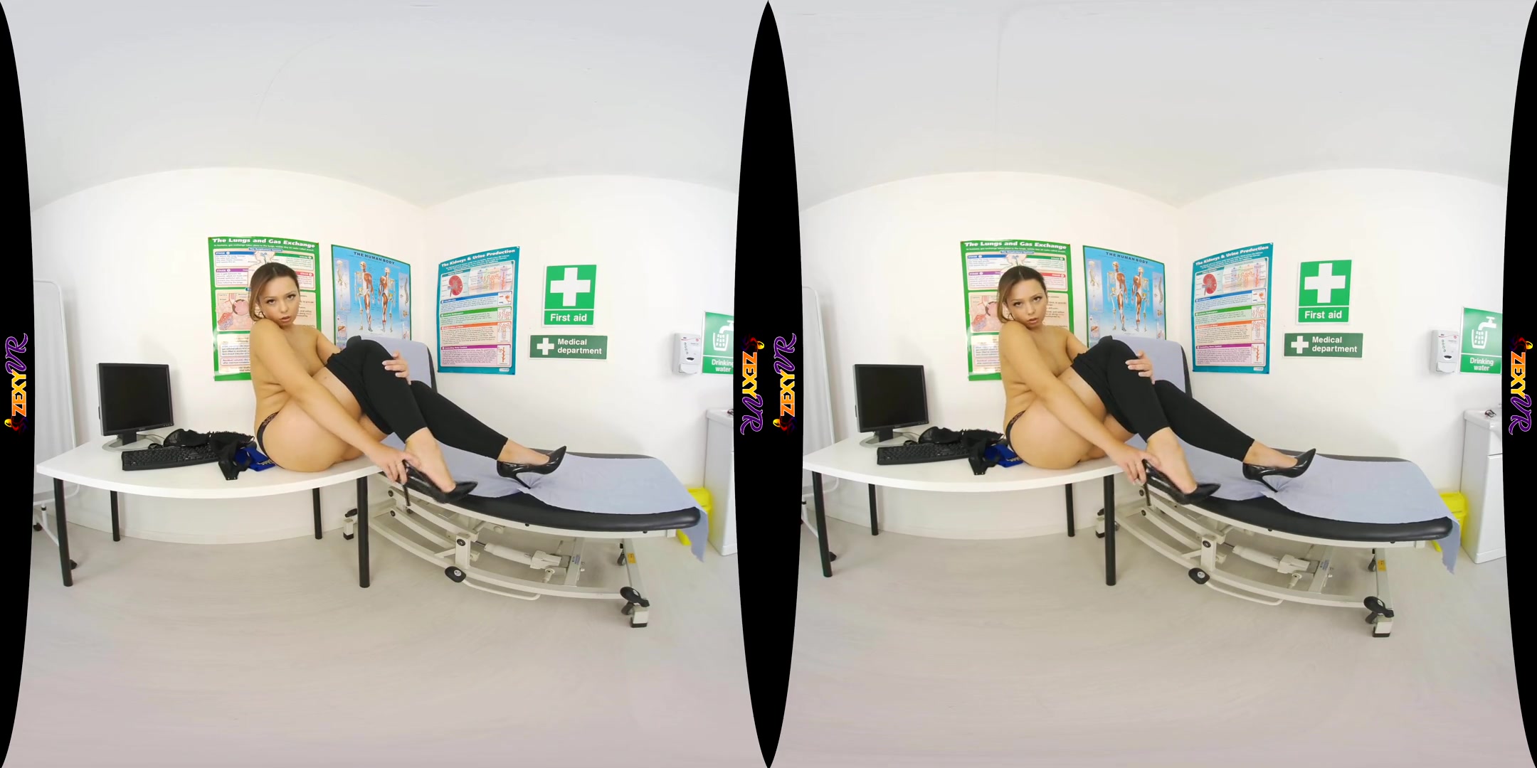 Alice Katz in Examine My Uniform - ZexyVR