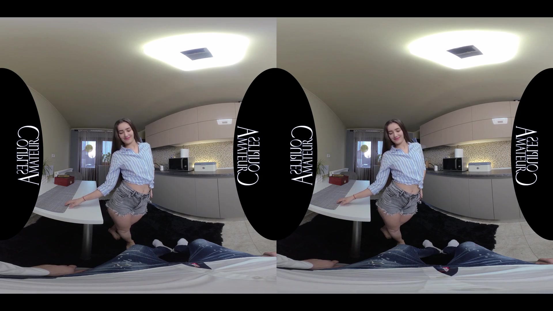 Wishing You A Happy Birthday! - Virtual Reality Blowjob with a Sexy Amateur Brunette