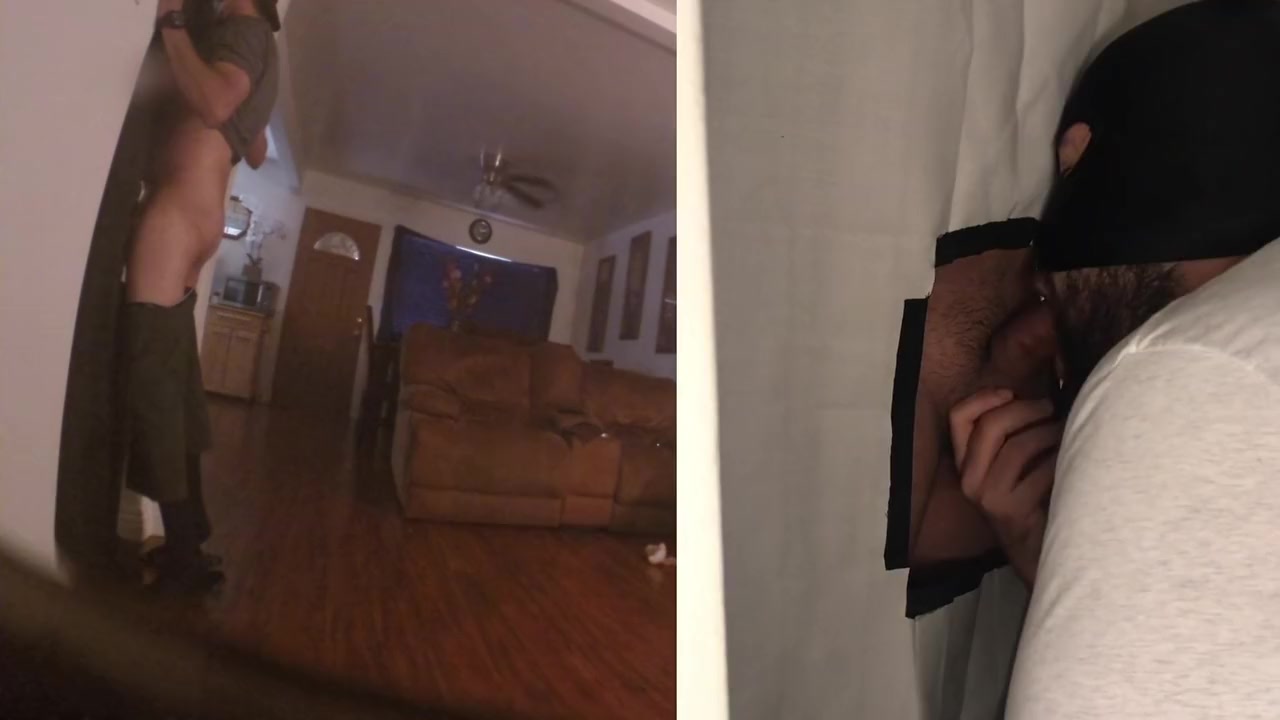 Latino College student 18+ Drained At Glory Hole