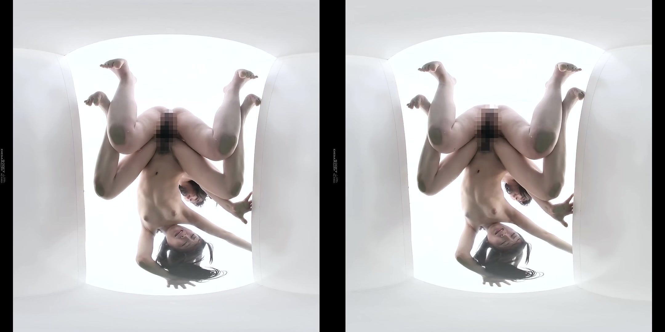 Momoka Kato and Ellie Akira - The Ultimate View! Watching Squirting Strap-On Lesbian Sex from Below - SodCreate