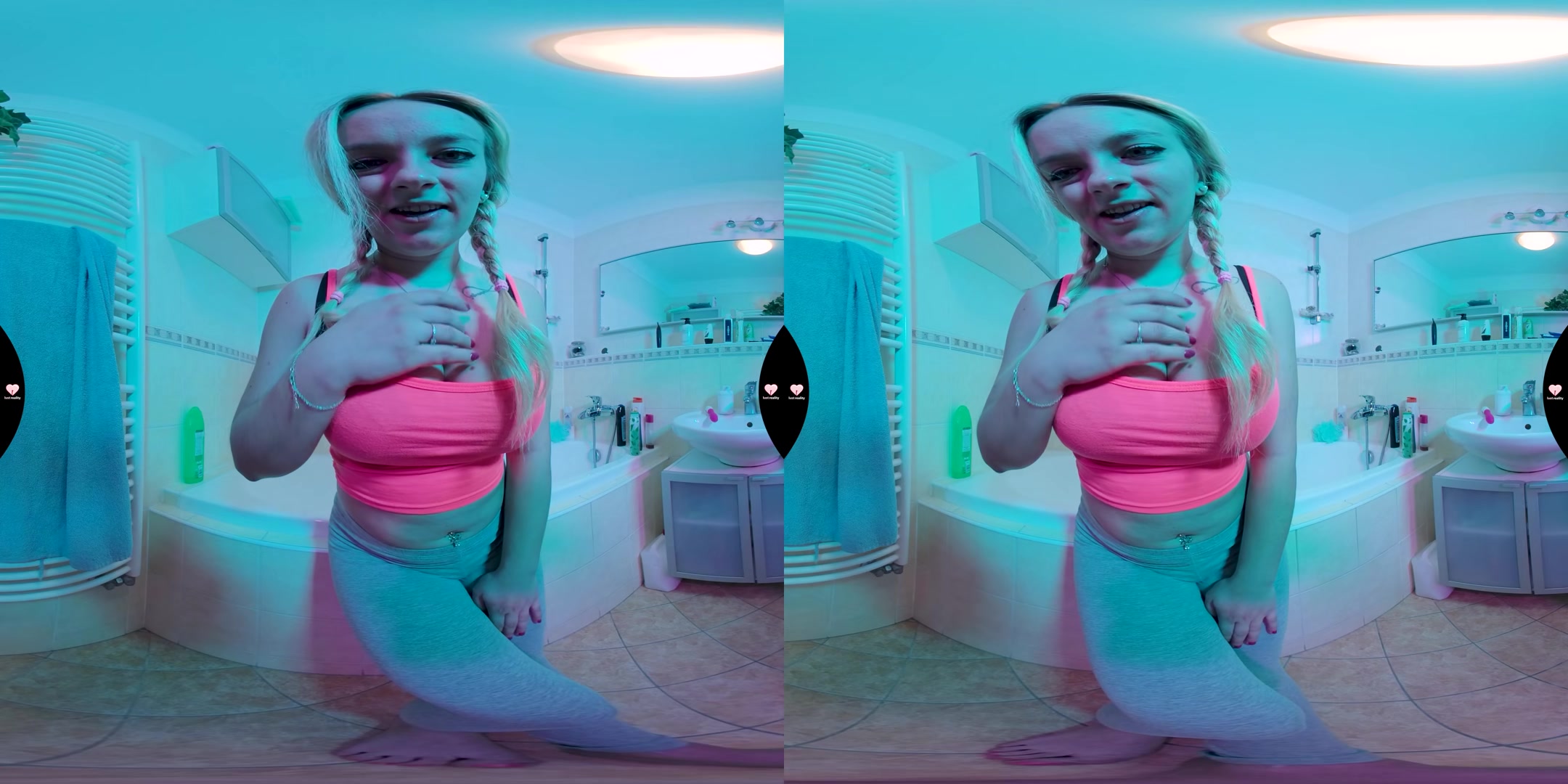 Hot teen 18+ Jessica In The Bathroom Plays With Dildo - LustReality