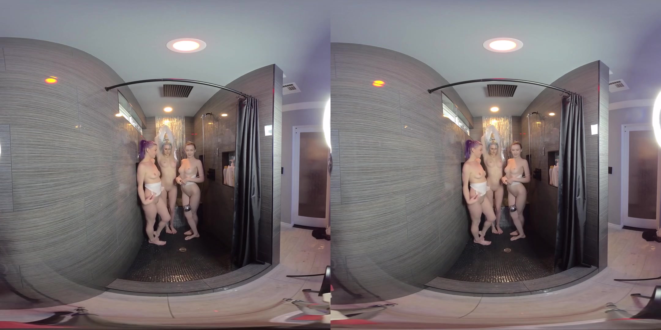Clean - Three Amateur Babes in the Shower Together