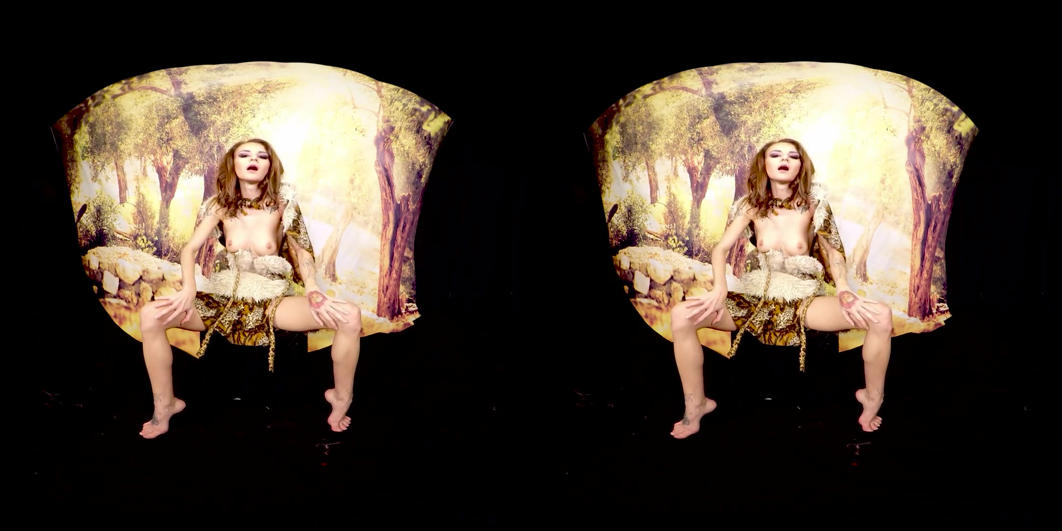 418 - Adelle Unicorn; Petite Babe Caveman Costume