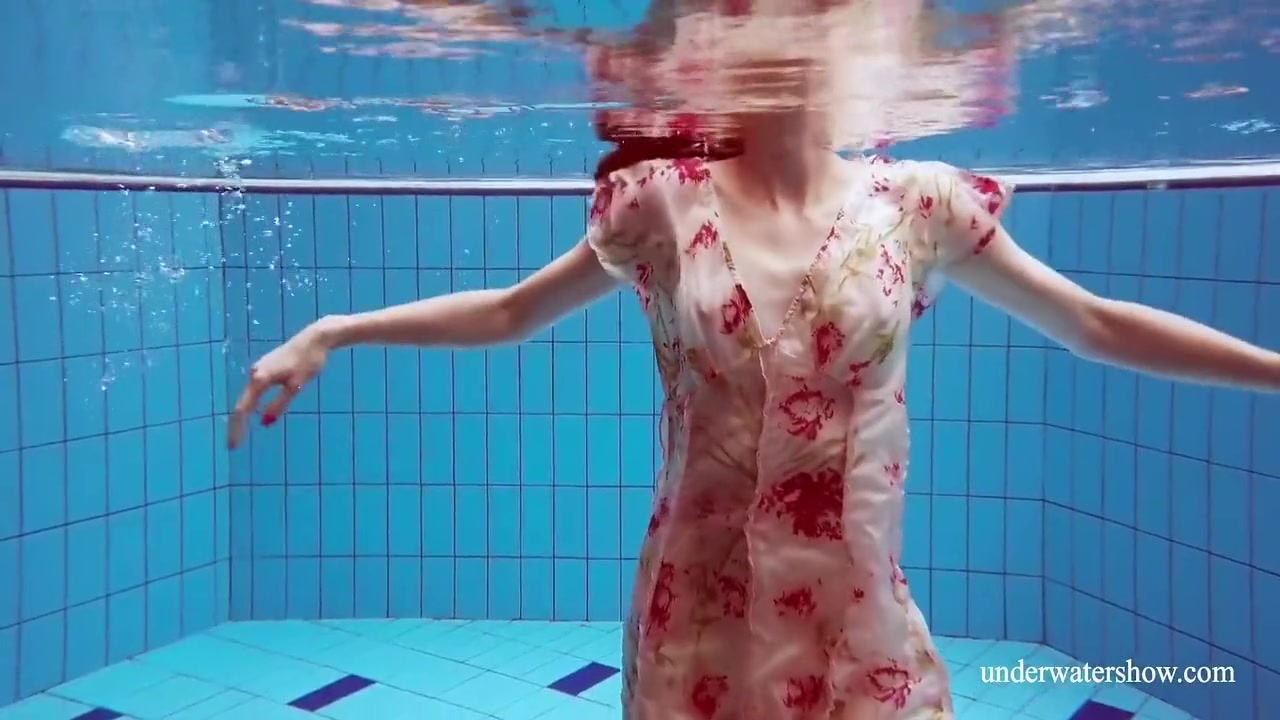 Martina Gorgeous Redhead Teenie Big Tits Swimming