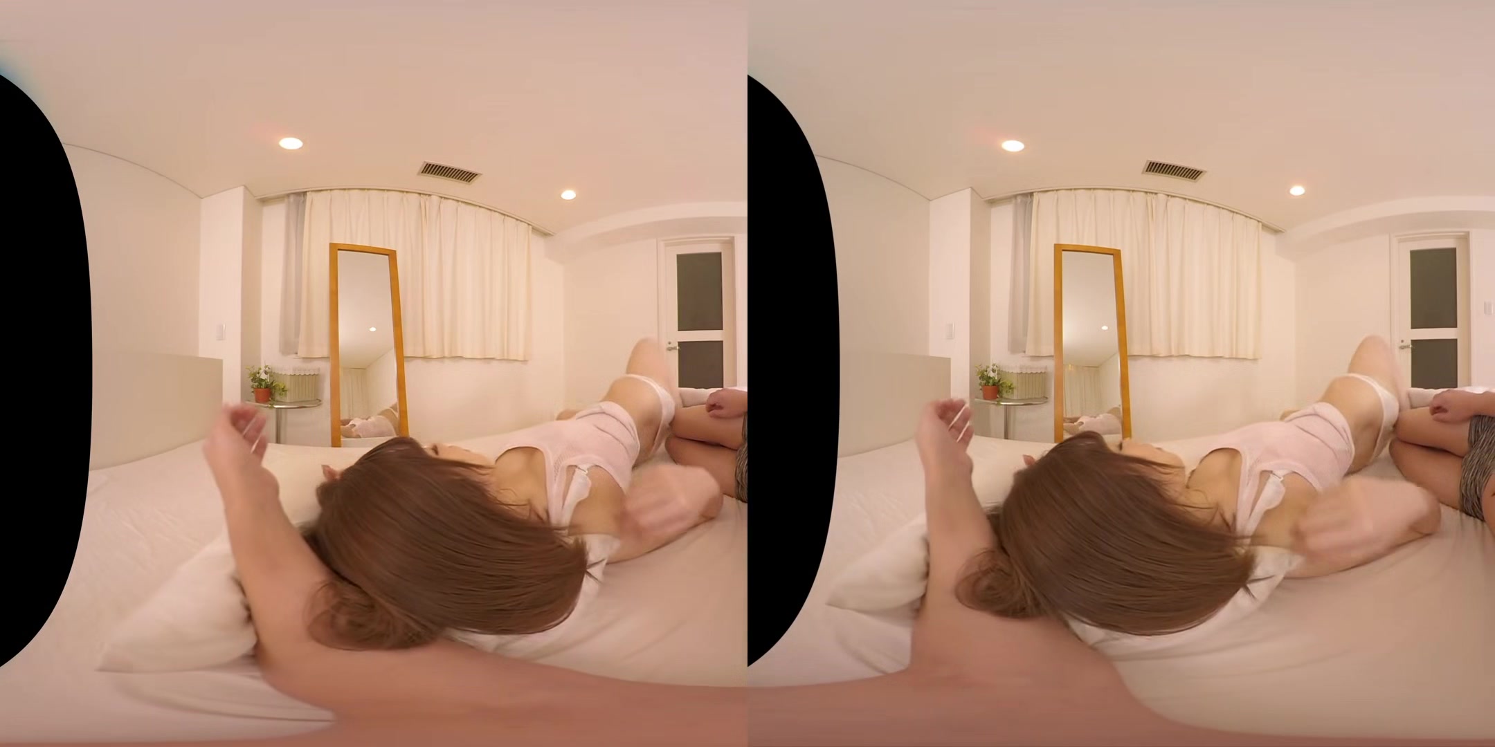 Side by Side Sex with your Resting Girlfriend - Adorable and Busty Japanese Virtual Girlfriend Experience Hardcore JAV