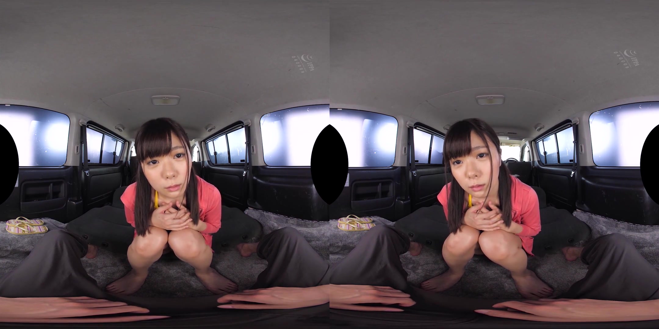 I Can't Stand it Anymore! Dripping Wet Sex in a Car 1 - Creampie Asian Petite Riding