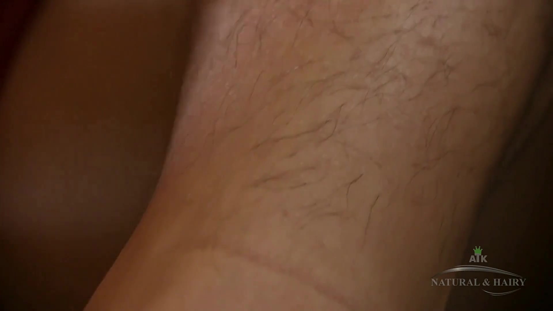 Katie Plays With Her Hairy Pussy.