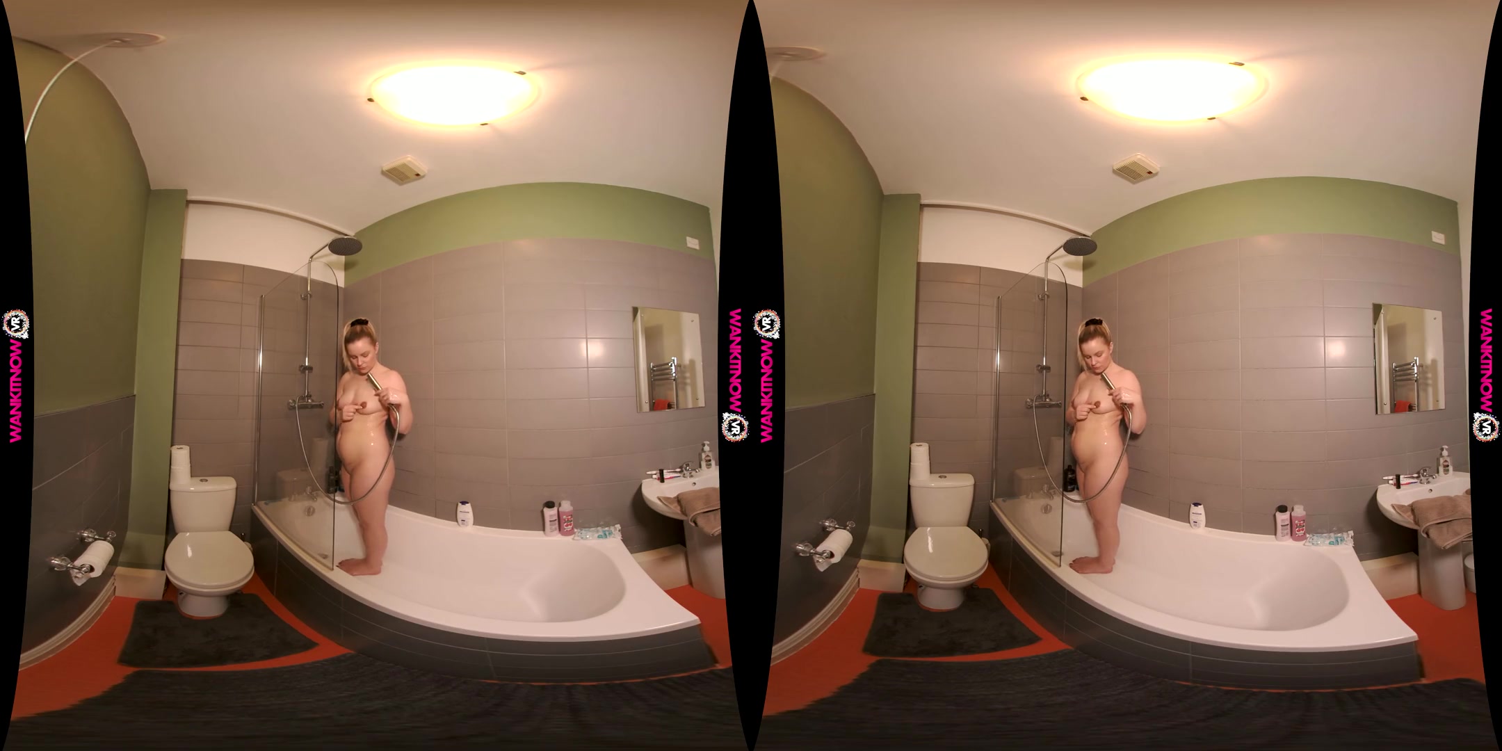 Have Some Wanking Fun - Amateur Blonde Solo in the Shower