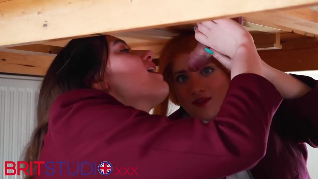 Ellie & Victoria Milk A Guys Cock And Get Their Uniforms Co