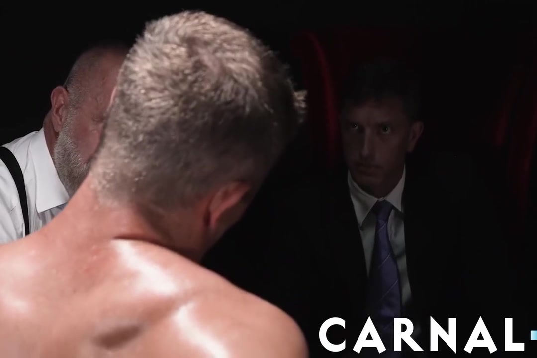 Suited Threesome With Fucked Raw By Dilf With Clayton Foster