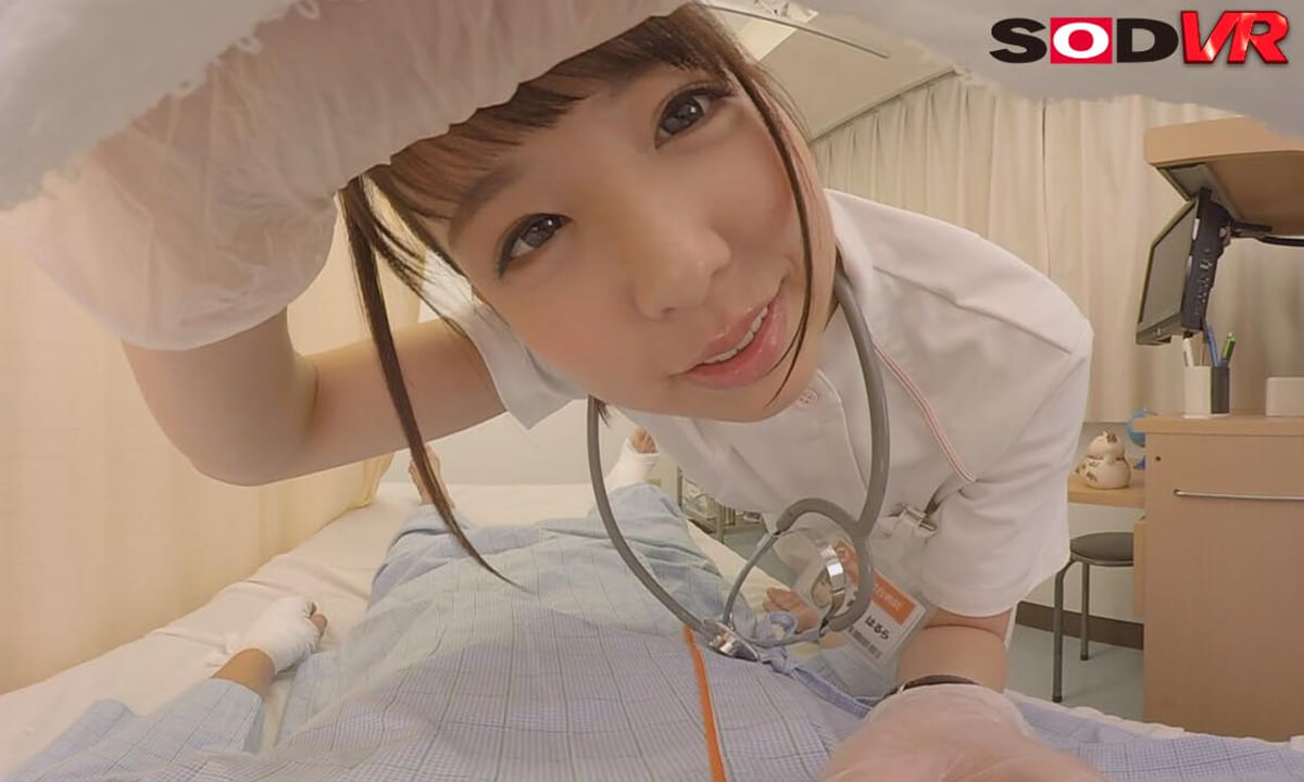 Is Your Nurse Tempting You with See-Through Panties?! 1 - Asian Uniform Handjob