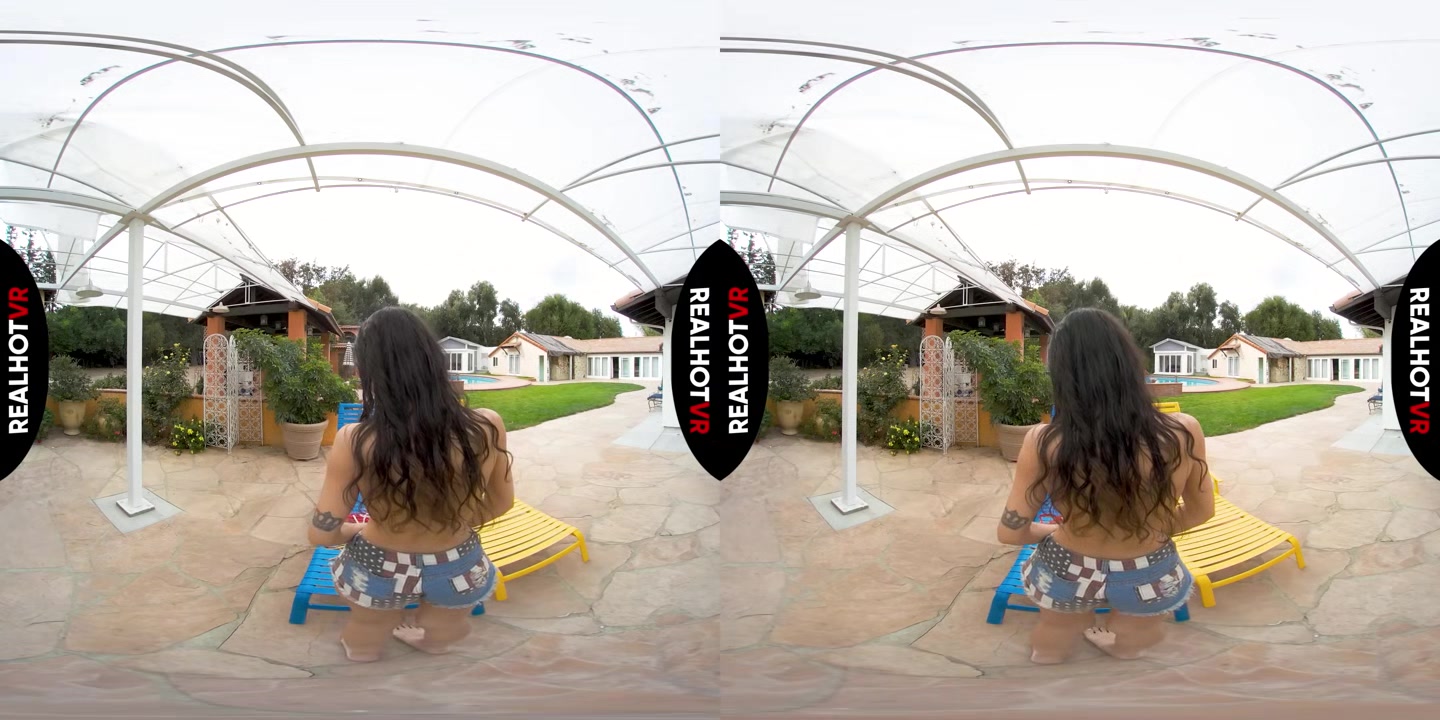 Naughty Stepdaughter Wants To Know If Her Natural Tits Are TOO BIG For Her Small Bikini - RealHotVR