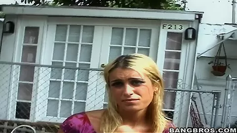 Amateur babe Sheila must suck some dirty dicks for money