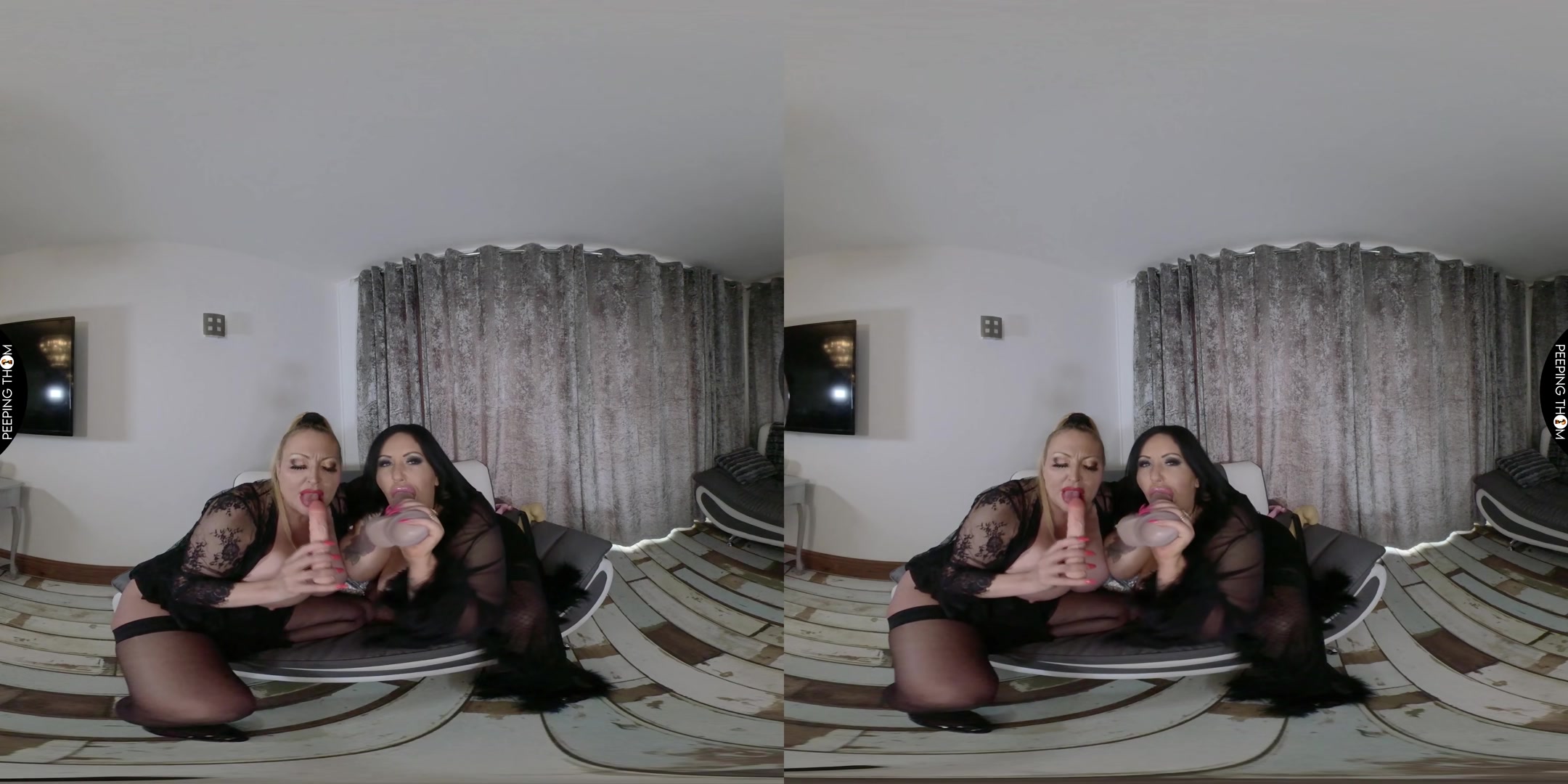 Lesbian JOI - PeepingThom