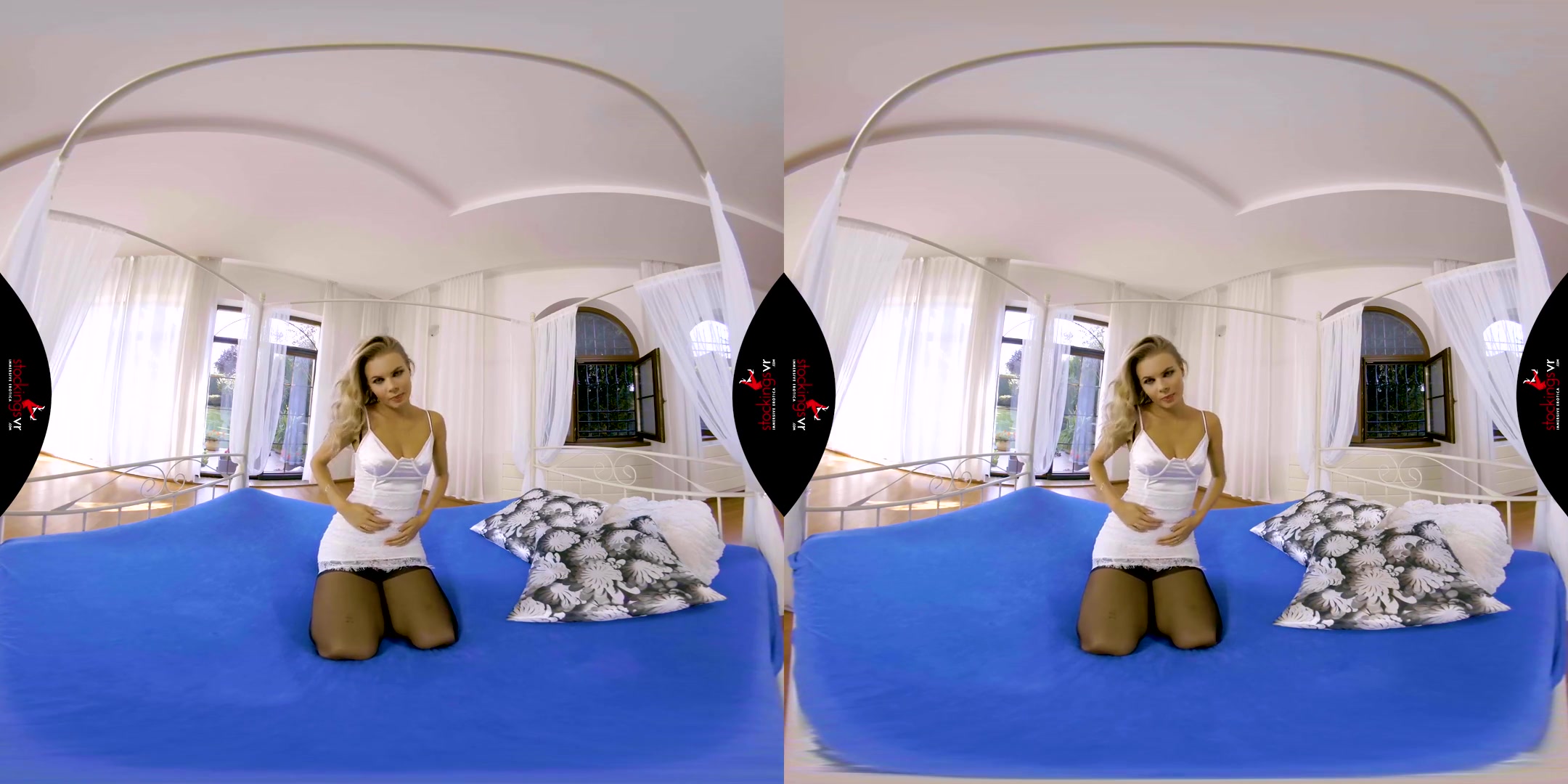 Your Personal Stripper - Blonde Shave Striptease Small Tits